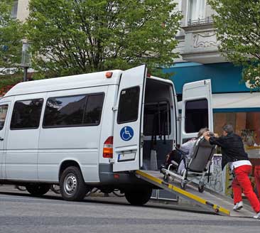 Fahrdienst für Behinderte